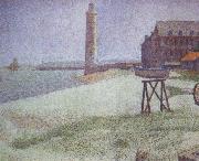 Georges Seurat The Lighthouse at Honfleur oil on canvas
